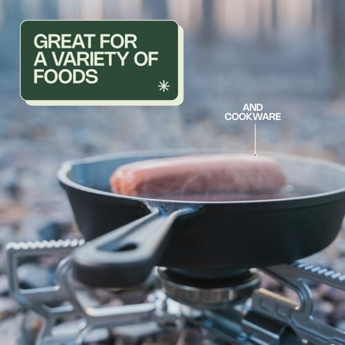 Portable Gas Stove - Reliable for Cooking - Outdoor and Indoor - Versatile Camping Stove - Safe Cooking Burner - by Altena