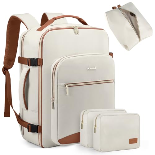 LOVEVOOK 50L Travel Backpack for Women Men,Waterproof Airline Approved Carry On Luggage Travel Essentials,TSA Carry On Bac...