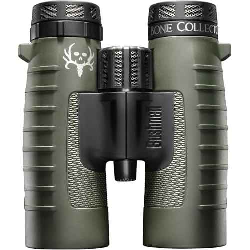 Bushnell Binocular Bundle: Trophy XLT 10x42 Binoculars (Bone Collector Edition) + Deluxe Binocular Harness