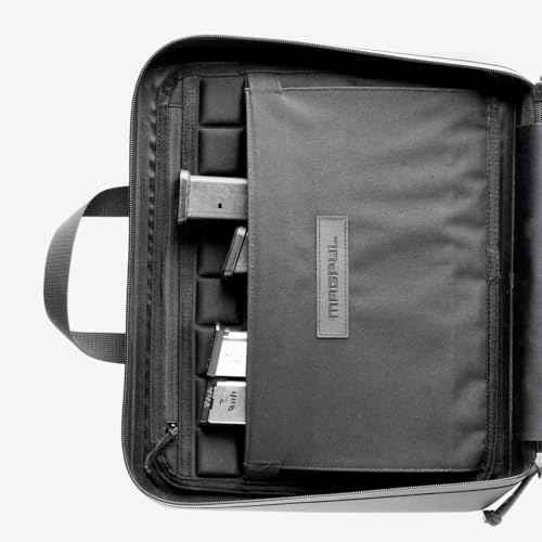 Magpul DAKA Double Pistol Case Zippered Semi-Rigid Gun Case, Black