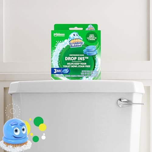Scrubbing Bubbles Toilet Tablets, Continuous Clean Toilet Drop Ins, Helps Keep Toilet Stain Free and Helps Prevent Limesca...