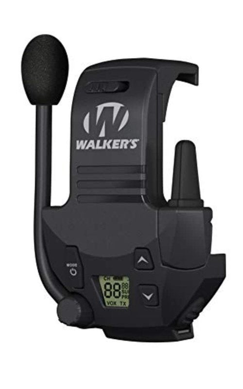 Walker's Game Ear GWP-RSEM-CARB Gear Hearing Plugs and Walker's Razor Walkie Talkie Handsfree Communication Bundle