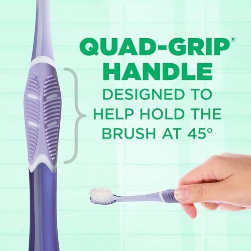 GUM Technique Deep Clean Sensitive Toothbrush, Compact Head & Ultra Soft Tapered Bristles for Adults with Sensitive, 1ct (...