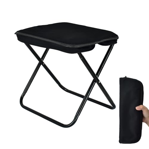 Smohtmeny Collapsible Stool, Portable Chair, Lightweight Portable Stool for Adults, Portable Chairs for Adults, Holds Up t...