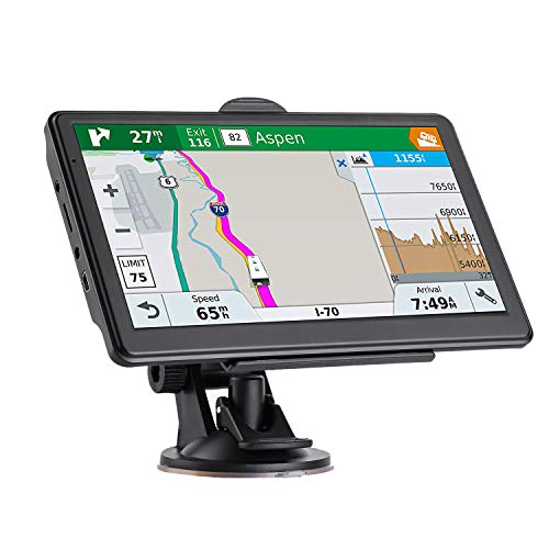 7 Inch GPS Navigaton for Car Truck RV, 2025 Latest Map GPS for Car with Free Lifetime Updates, Voice Guidance, Speed Alert...