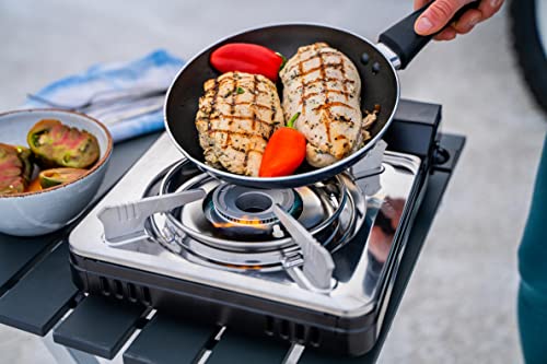 Iwatani Fore Winds Savor Camp Stove & Premium Iwatani Butane 8oz 4-Pack