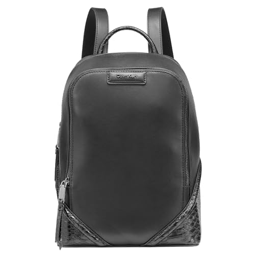 Calvin Klein Iver Organizational Backpack, Black/Gunmetal, One Size