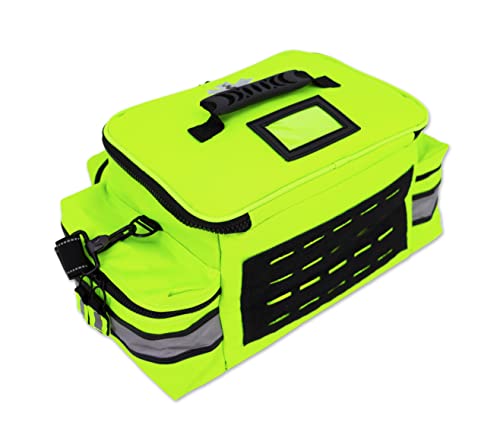 Lightning X Products Lightning X Mid-Sized First Responder EMT Bag | LXMB25 Fully Stocked Aid Kit w/ 200+ BLS Supplies - F...