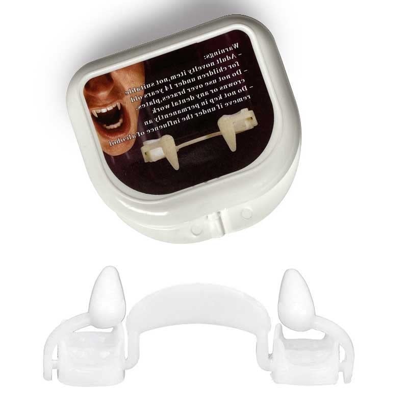 Halloween Vampire Fangs Spoof Friends Retractable Braces Party Prom Role Play False Fangs Teeth Props 1428