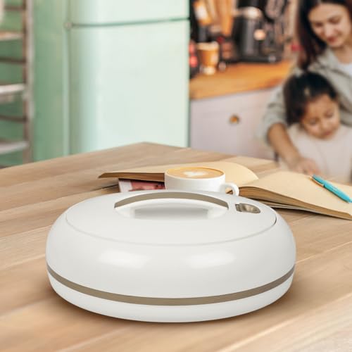 Elegant Large Oval Insulated Casserole Carrier Dish- One Hand Open Lid- 3.15 qt. Luxury Hot Pot Food Warmer/Cooler -Therma...