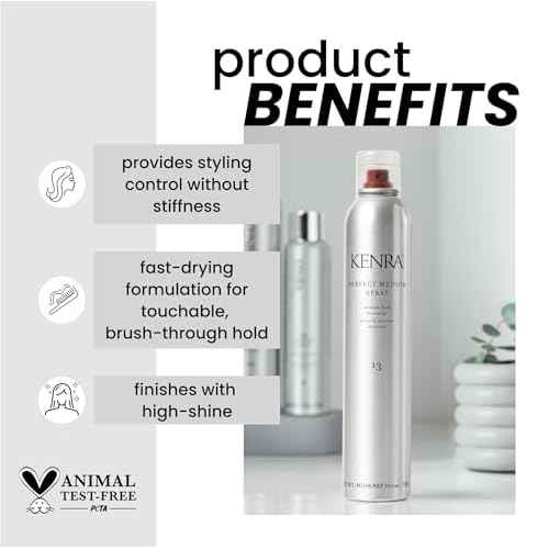 Kenra Professional Perfect Medium Spray 13 | Provides Styling Control Without Stiffness | Medium Hold | Fast-Drying Formulation | High Shine Finish | All Hair Types