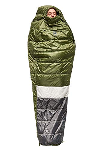 Sierra Designs Shut Eye 20 Degree Long Unisex Sleeping Bag - SierraLoft Synthetic Insulation, Mummy Style Camping & Backpa...