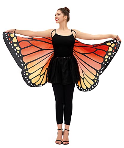 Seasons Adult Monarch Butterfly Cape Wings, One Size