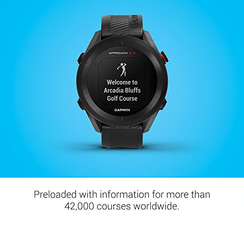 Garmin G010-N2472-00 Approach S12 42k+ Preloaded Courses Golf Watch Black - Certified (Renewed)