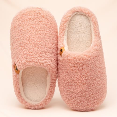 Women's Memory Foam House Slippers for Indoor Outdoor Use