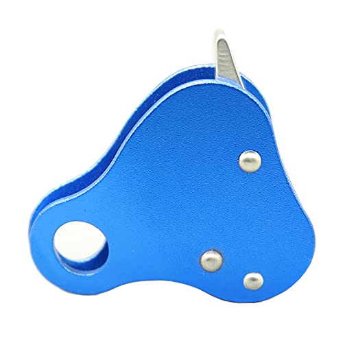 SOB Climbing Fall Protection Belay Device Ascender Protect Aluminum Magnesium Alloy Climbing Ascent Rope Grip Clamp for Mo...