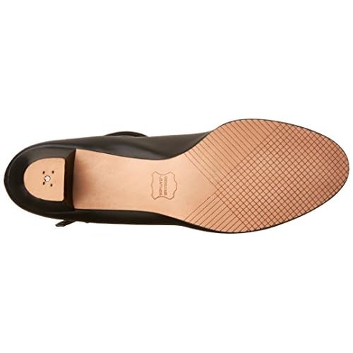 Capezio Women's Jr. Footlight Character Shoe,Black,7.5 W US