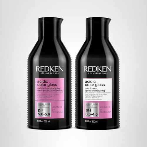 Redken Acidic Color Gloss Shampoo & Conditioner Set For Color Treated Hair - Protects Vibrancy and Extends Hair Shine, Sulfate-Free