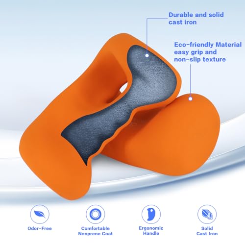 HXD-ERGO Ergonomic Dumbbells Weights Set-Hand Weights for Women at Home, Ear Dumbbells Weights for Pilates, Yoga, Jogging,...