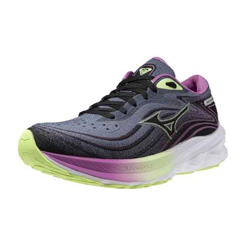 Mizuno Women's Wave Skyrise 5 Roxy Running Shoe | Neutral Running Shoe | Wild Wind-Black | US Womens 7