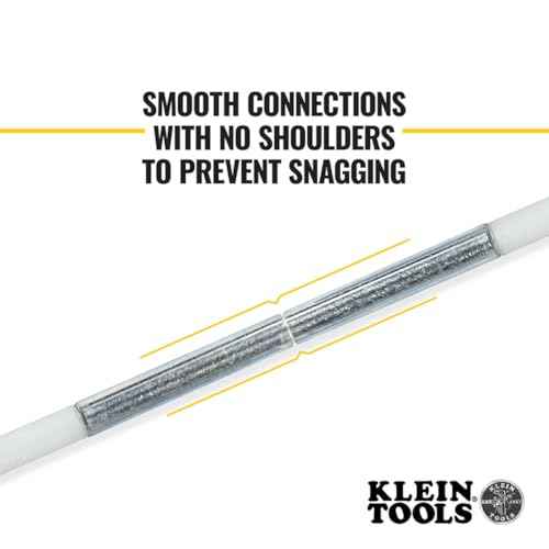 Klein Tools 56430 Glow Fish Rod Set, Wire Puller, 30-Foot