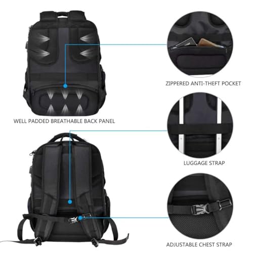 KROSER TSA Friendly Travel Laptop Backpack 17.3 inch XL Computer Backpack Water-Repellent College Daypack Business Backpac...