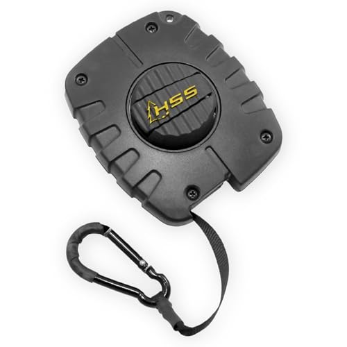 Hunter Safety System Bow & Gear Hoist: 30' Automatic Unwinding Pull Line with Coated Carabiner, Lightweight Rewind System ...