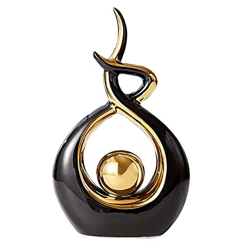 Norrclp Home Decor Modern Abstract Art Ceramic Statue Table Decorations for Dining Room Living Room Office Centerpiece