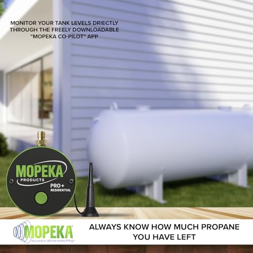 Mopeka Pro + Celluar Sensor - Bluetooth & Cellular Ultrasonic Sensor For Steel Propane Tanks - Perfect For Propane Tanks -...