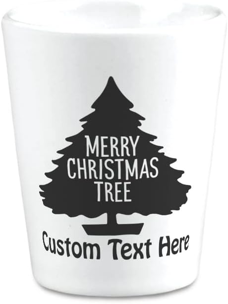 Ceramic Custom Christmas Santa Shot Glasses Merry Christmas Tree Mistletoe Holidays and Occasions Bar Supplies Accessories...