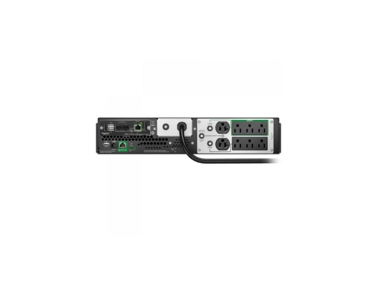Apc Smart-Ups 2200Va Lithium Ion Ups, Smtl2200Rmucnc, Short Depth, Pure Sine Wave Rack Mount Ups With Network Card