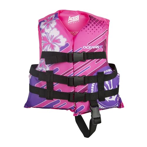 Oceans 7 US Coast Guard Approved Life Jacket for Infant, Kids, Youth, – Type II & III Vest, Personal Flotation Device