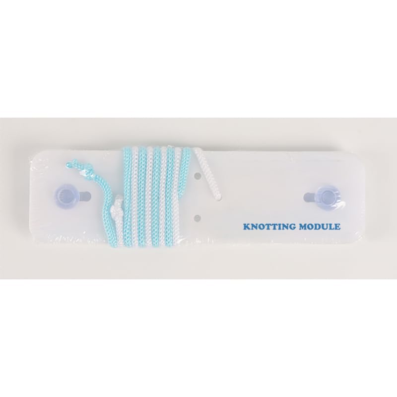 Surgical Knot Tying Practice Board Kit - Complete Medical Knot Tying Tool Set with Rope for Learning Surgical Knots, Inclu...