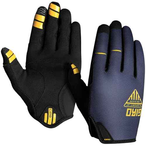 Giro DND Men Mountain Cycling Gloves - Dark Shark/Spectra Yellow, (2024) XX-Large