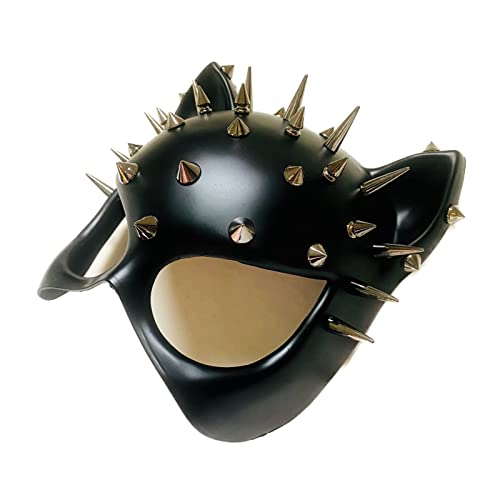 MasqStudio Red Black Cat Woman Dress up Cosplay Party Masquerade Mask Spiky Halloween