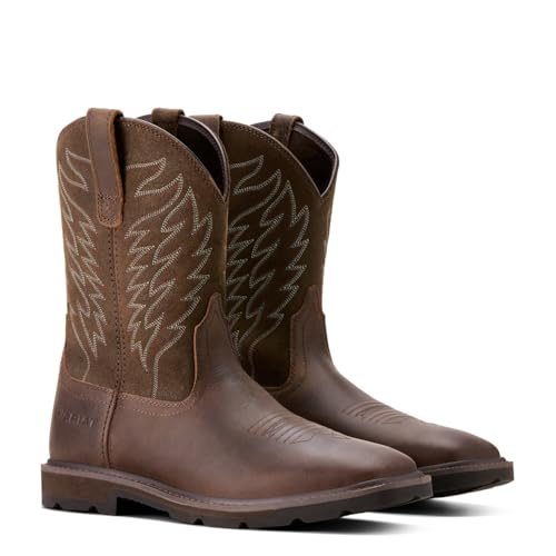 ARIAT mens Groundbreaker Wide Square Toe Work Boot