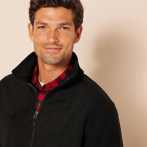 Amazon Essentials Men's Full-Zip Fleece Jacket (Available in Big & Tall)