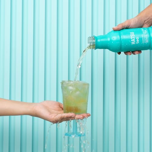 HATSU Sugar-Free White Tea – Pomegranate & Blueberry Flavor | Low-Calorie Iced Tea | 16.9 fl oz Bottles (Pack of 12)