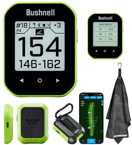 Bushnell Golf Phantom 3 Slope GPS Handlheld (Green) | 38,000+ Courses, Slope Compensation, Hazard Info, Distance Calculato...