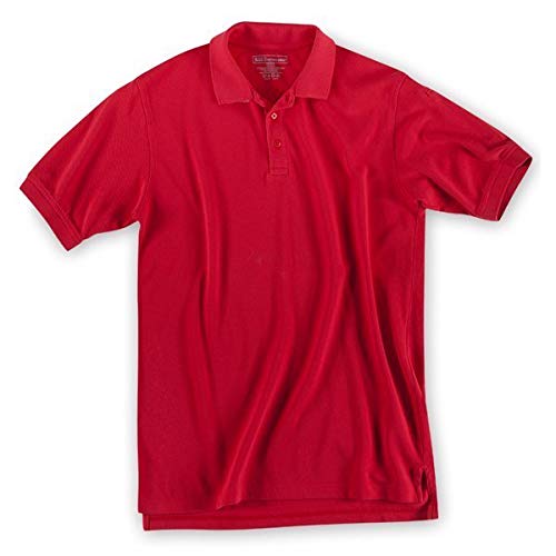 5.11 Tactical Utility Short Sleeve Polo Shirt, Poly-Cotton Fabric, Wrinkle Resistant, Style 41180