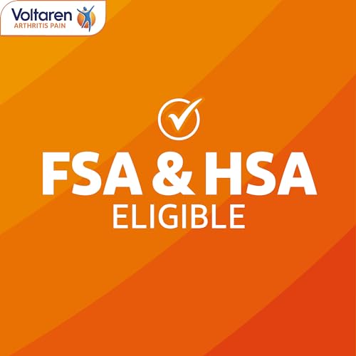 Voltaren Arthritis Pain Gel for Powerful Topical Arthritis Pain Relief with Diclofenac - NEW Easy Open Cap - 100 g Tube And 20 g Travel Size Tube