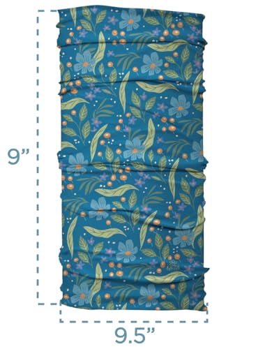 Karma Headband for Women - Wide - Fabric Headband and Stretchy Hair Scarf - Watercolor Floral