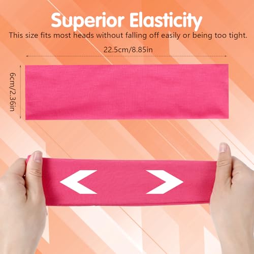 Piriuuo 3 Pcs Stretchy Headbands for Women, Non Slip Women Headbands Elastic Hair Bands for Women'S Hair Soft Cotton Cloth...