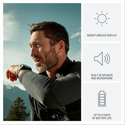 Garmin fēnix® 8 Pro, 47mm, AMOLED Display, Premium Connected Multisport GPS Smartwatch, inReach® Technology, Sapphire, Tit...