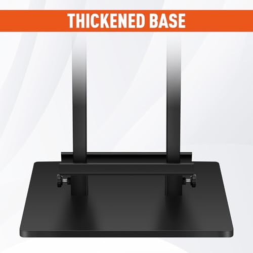 RKERSEIK Heavy Duty Adjustable poster Stand - 78" Double-Sided Banner Display with Metal Base, Double-Pole Pedestal floor ...