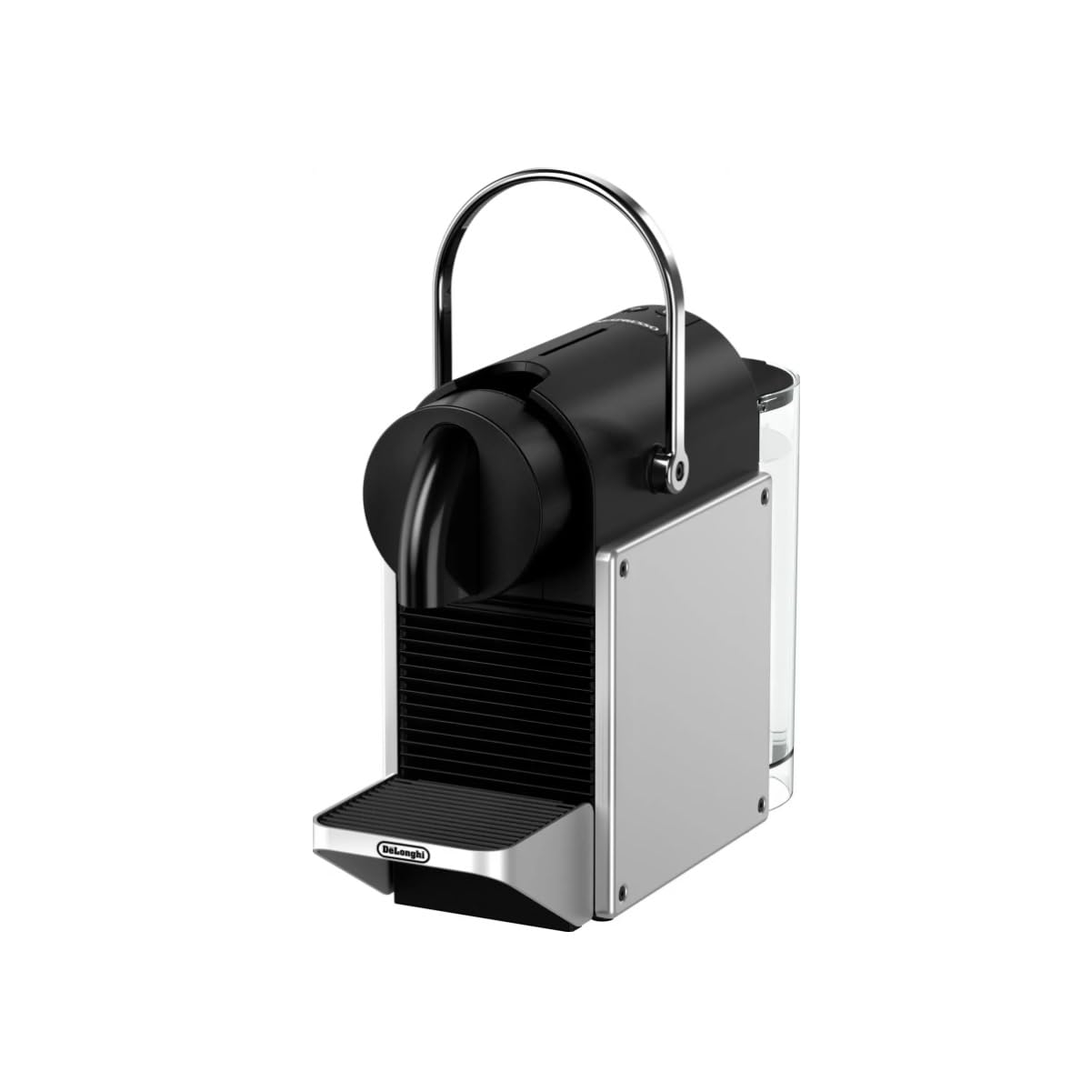 De′Longhi Nespresso Pixie EN127.S, Fully Automatic Coffee Machine, One-Button Coffee Machine with Multi-Function, Welcome Set Included, Compact Design, 19 Bar Pressure, 1260W, Silver