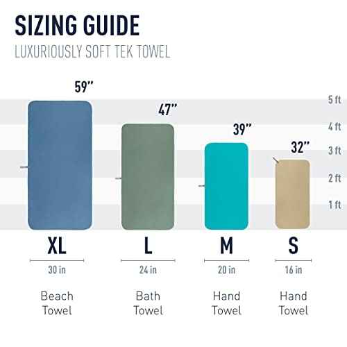 Sea to Summit Tek Towel, Plush Camping and Travel Towel