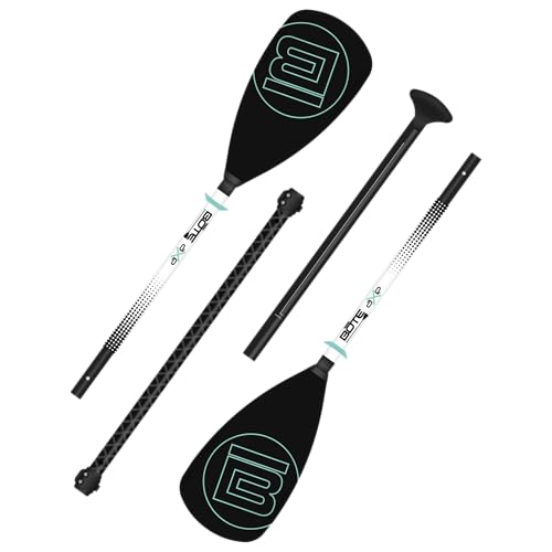 Bote 4-Piece Hybrid Paddle Aluminum Stand Up Paddle Board Kayak Universal Convertible Axe Blade Paddle Fishing Kayaking Su...