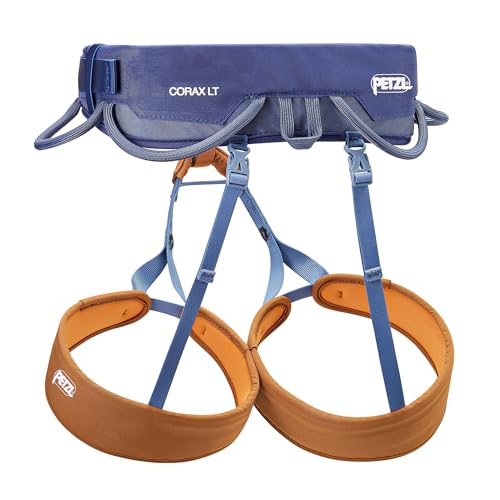PETZL CORAX LT Unisex Harness - Comfortable, Durable, and Versatile Rock Climbing Harness