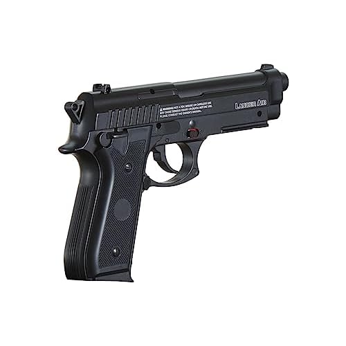 Lancer Tactical Air Pistol Saber Bereta X92 Full Steel CO2 Airgun Pistol-480 FPS (100 Rounds Metal BB Included)